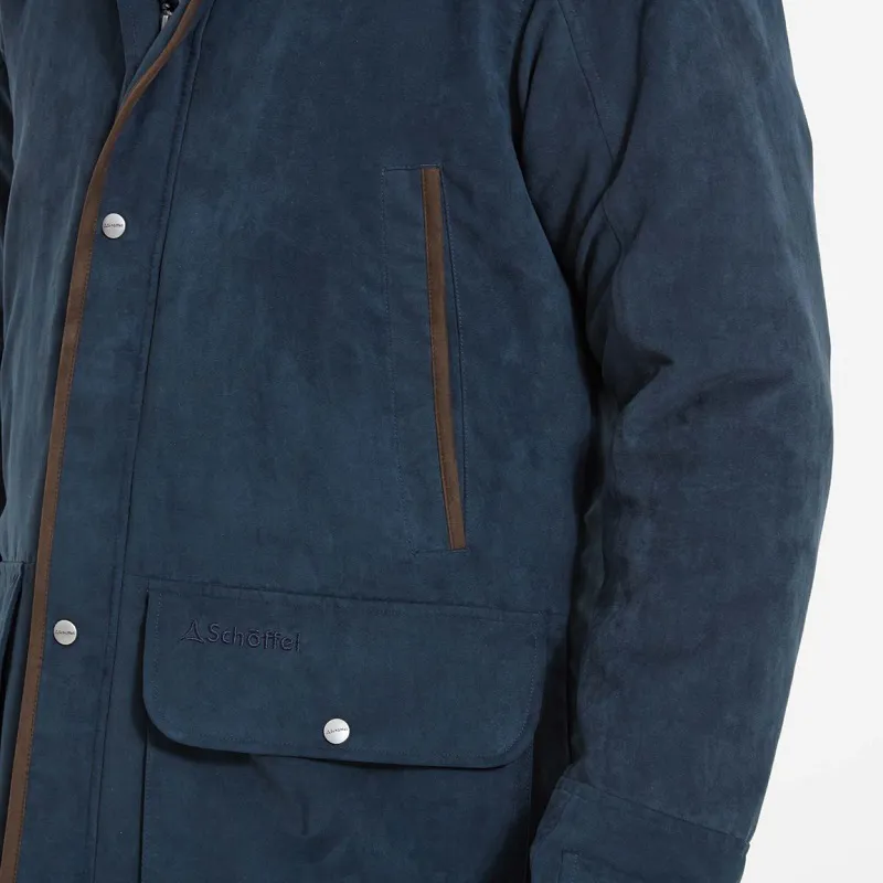 Schoffel Men's Oundle Country Coat - Navy-3